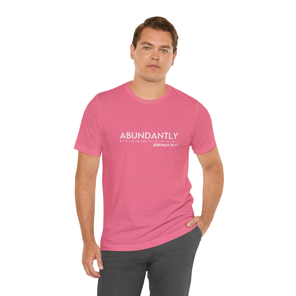Abundantly Prosperous - Unisex Jersey Short Sleeve Tee