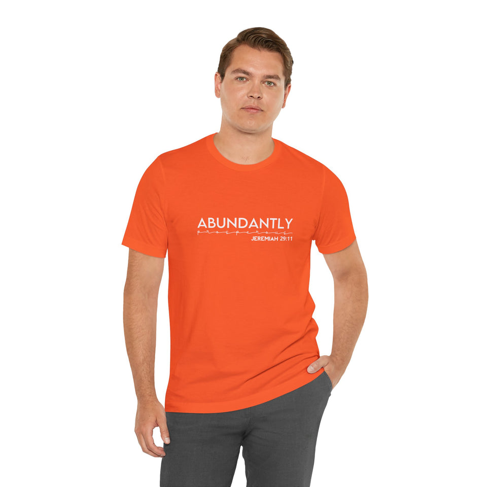 Abundantly Prosperous - Unisex Jersey Short Sleeve Tee