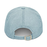 Divinely Created Denim Hat - Embroidered Adjustable Cap