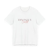 Divinely Created Unisex Jersey Tee - Inspirational Graphic T-Shirt
