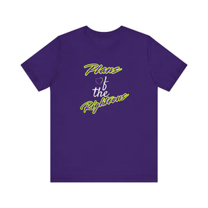 Inspirational Unisex Jersey Tee - "Plans of the Righteous"