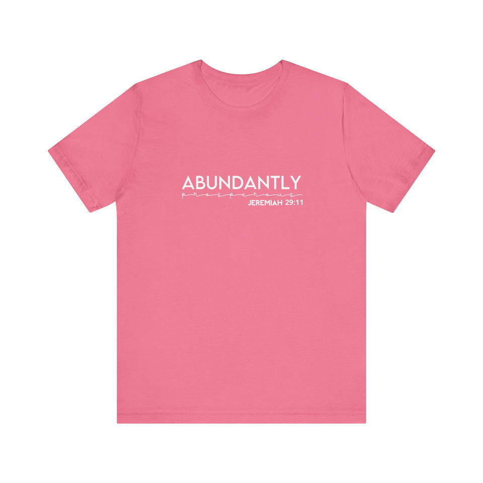 Abundantly Prosperous - Unisex Jersey Short Sleeve Tee