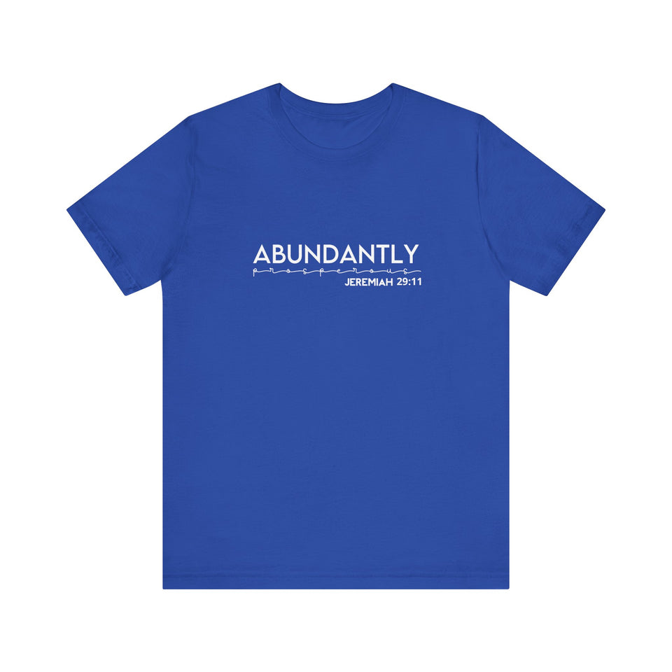 Abundantly Prosperous - Unisex Jersey Short Sleeve Tee