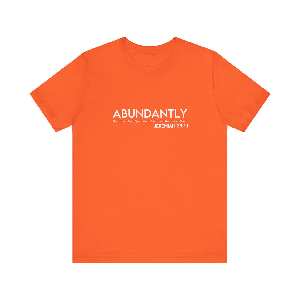 Abundantly Prosperous - Unisex Jersey Short Sleeve Tee