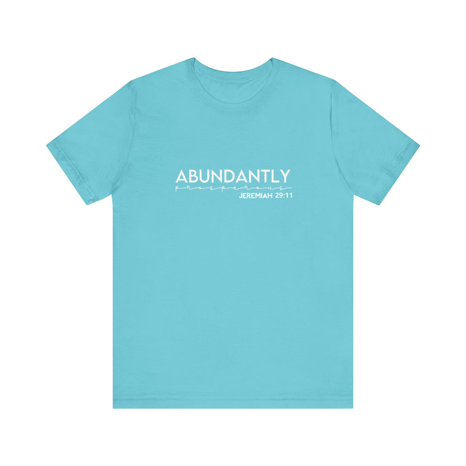 Abundantly Prosperous - Unisex Jersey Short Sleeve Tee